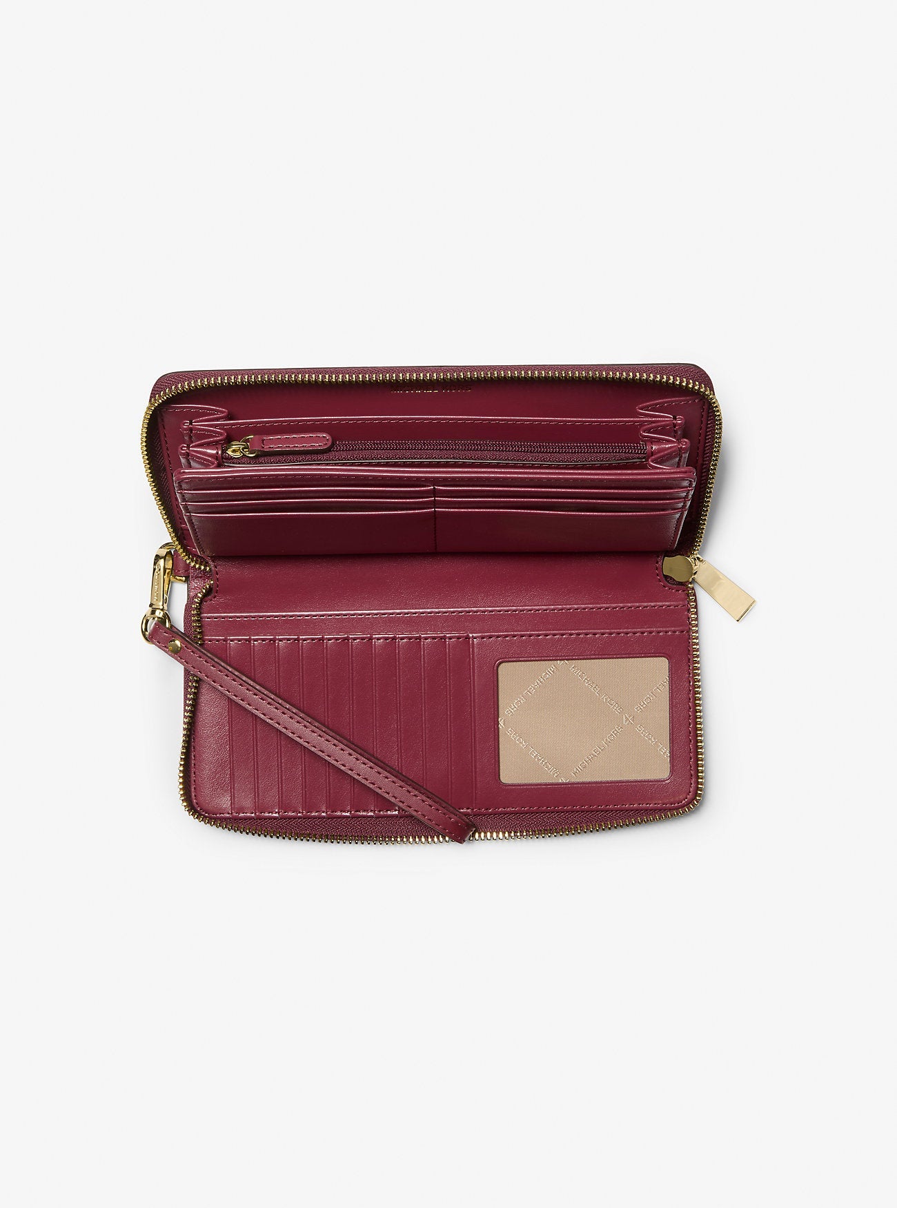 Large Logo Continental Wallet Designer Wallet Card Holder