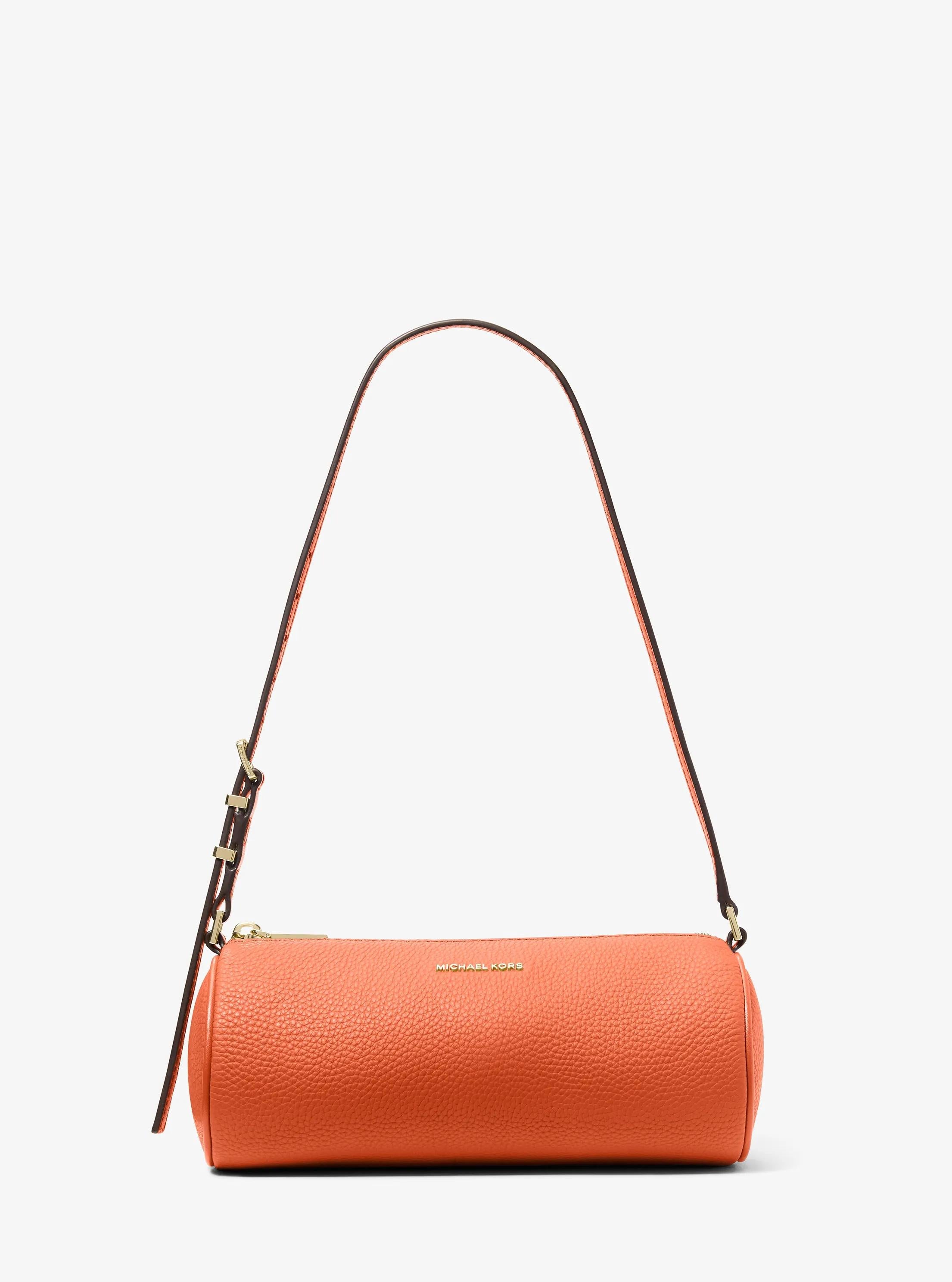 Izzy Small Pebbled Leather Barrel Pochette Designer Handbag Fashion Shoulder Bag