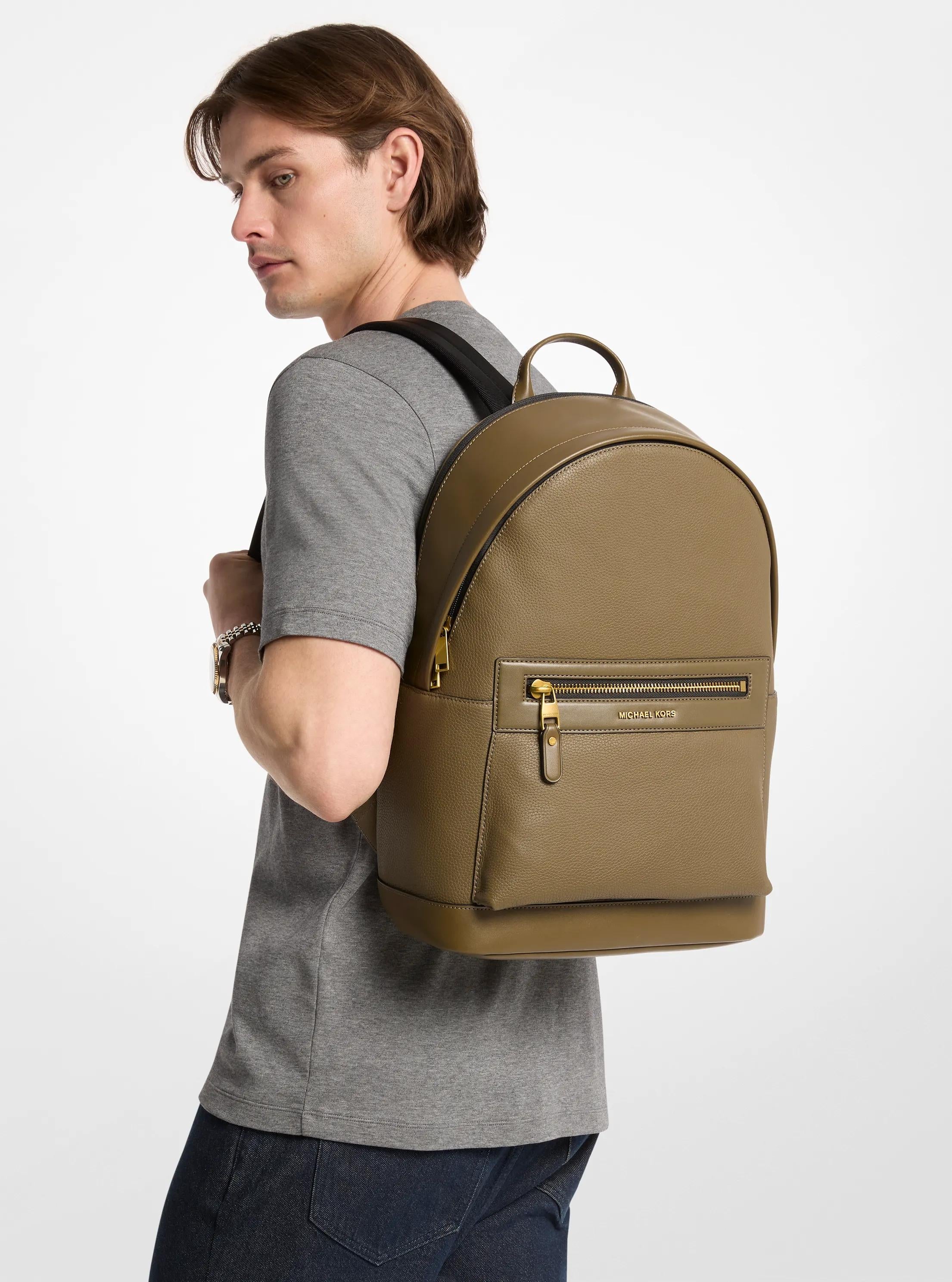 Jet Set Pebbled Leather Backpack Popular Style Fashion Accessory