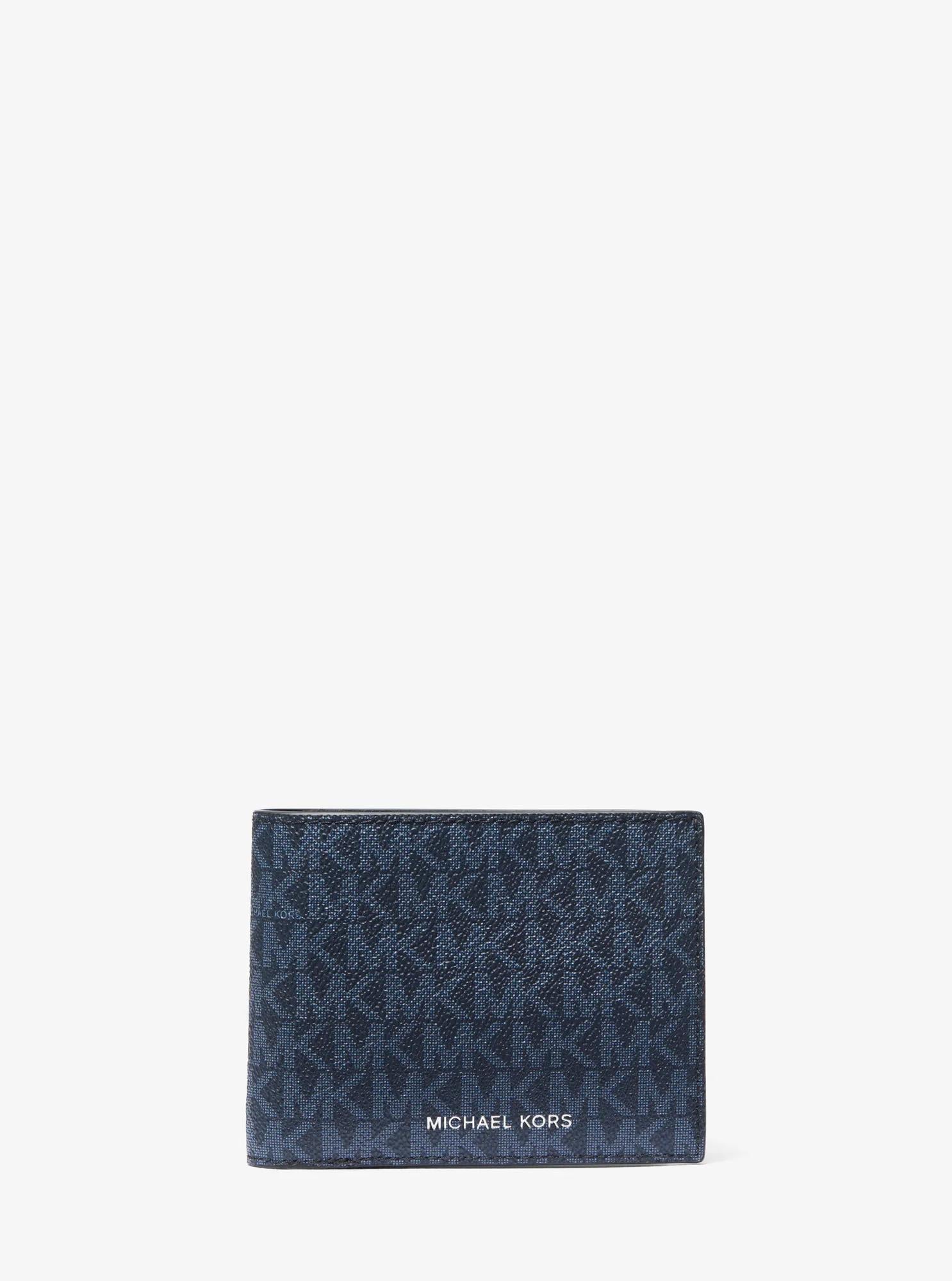 Harrison Logo Billfold Wallet With Passcase Designer Wallet Card Holder