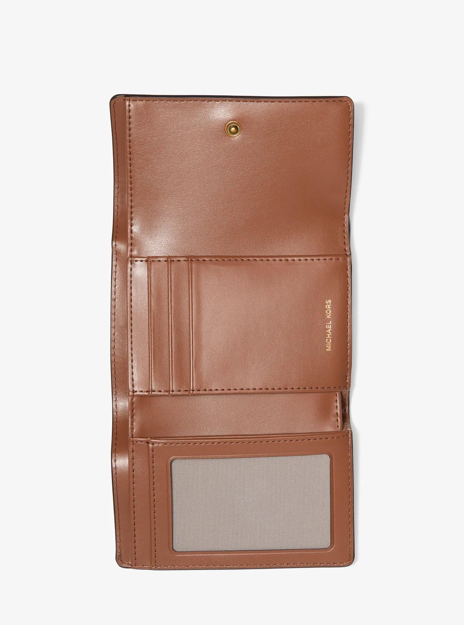 Bryant Medium Burnished Leather Wallet Designer Wallet Card Holder