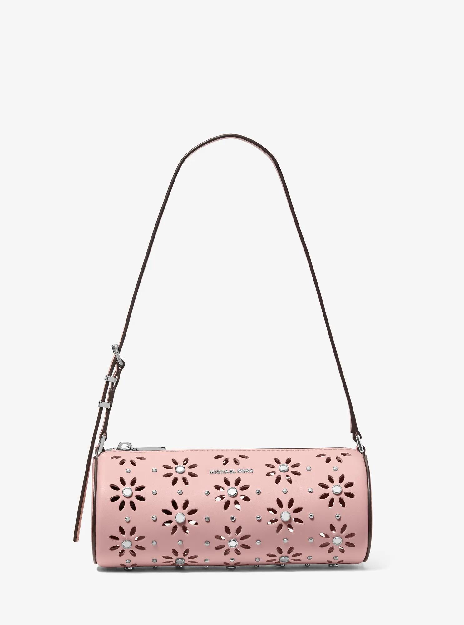 Izzy Small Pebbled Leather Barrel Pochette Designer Handbag Fashion Shoulder Bag