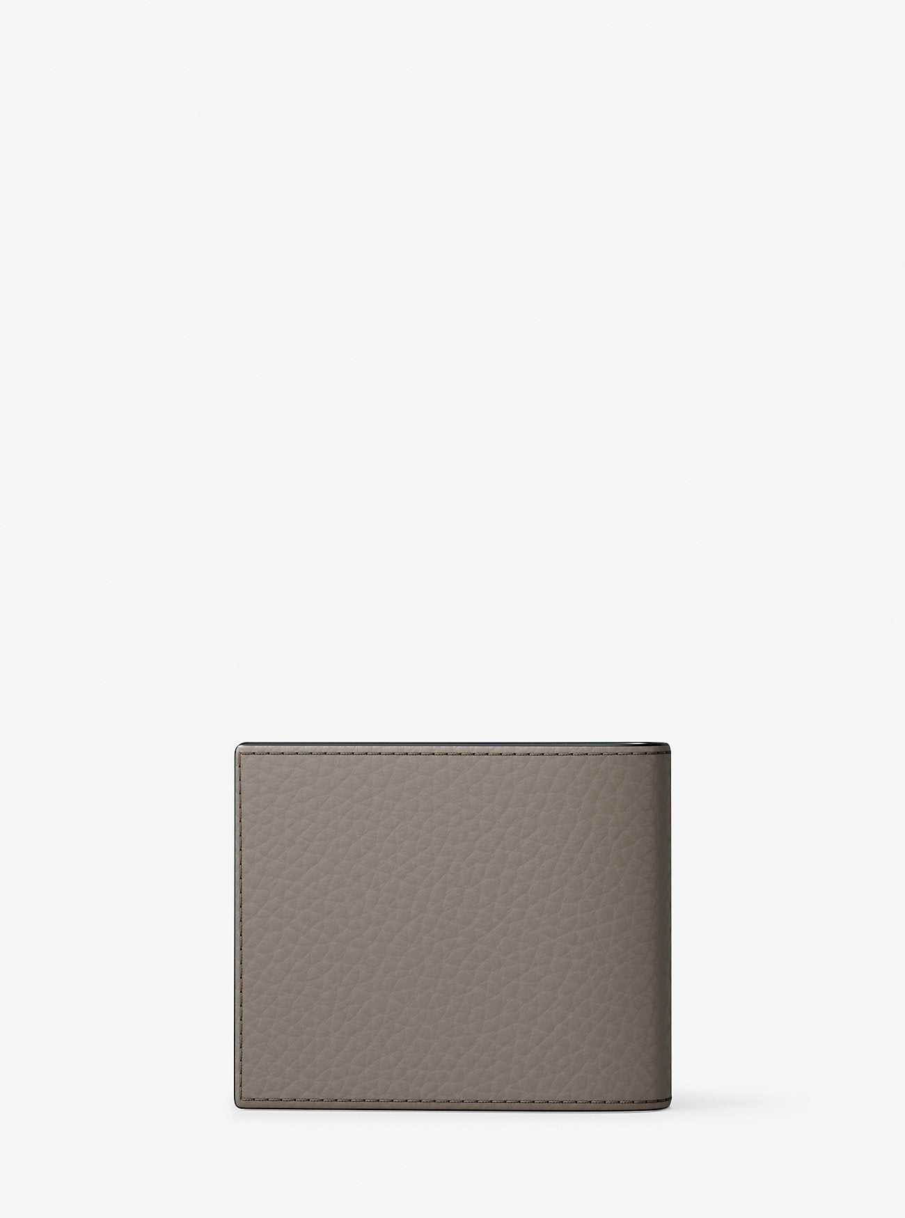 Hudson Pebbled Leather Billfold Wallet Designer Wallet Card Holder