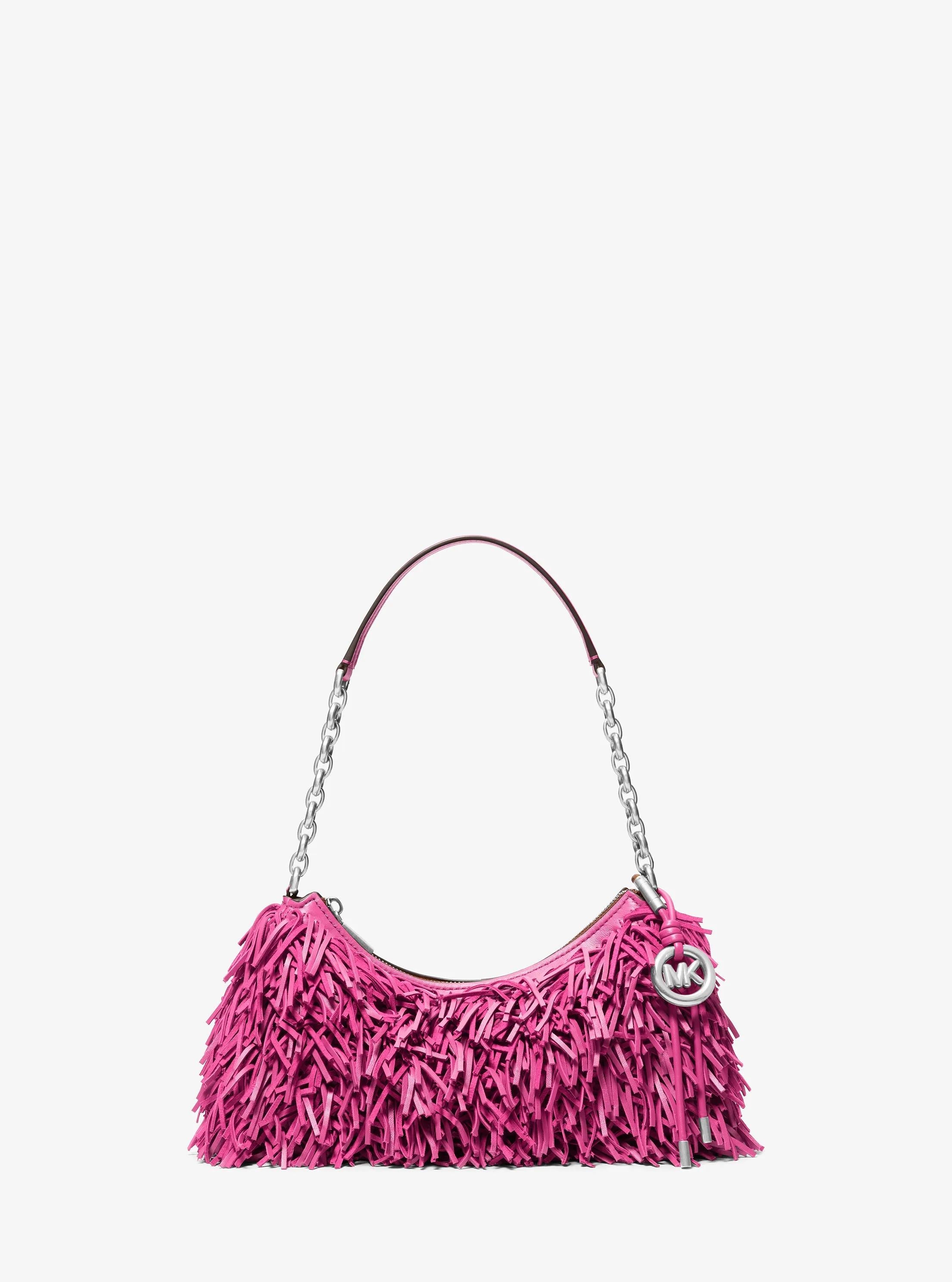 Nolita Medium Fringed Leather Pochette Designer Handbag Fashion Shoulder Bag