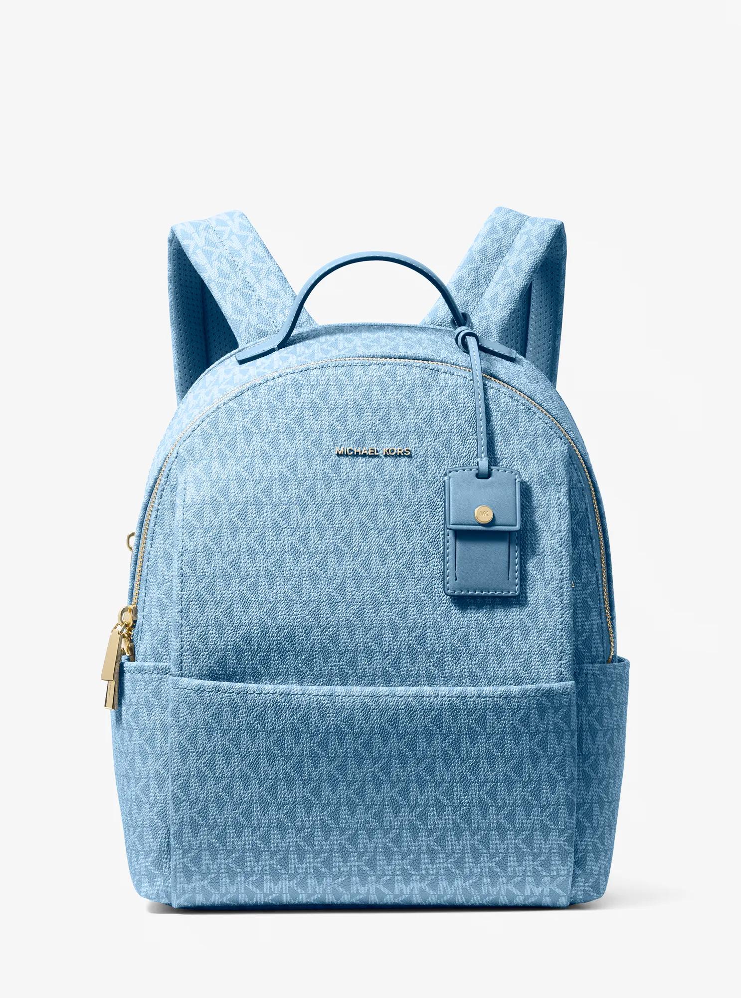 Sable Medium Signature Logo Backpack Designer Handbag Fashion Shoulder Bag