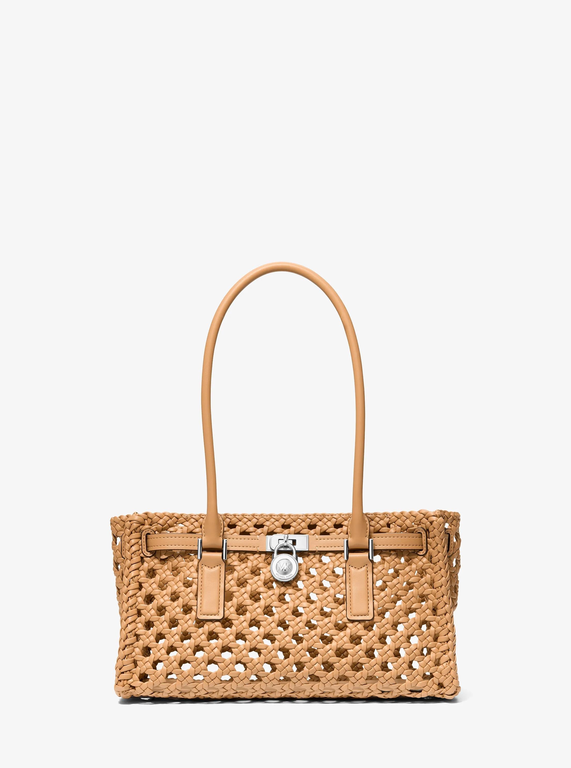 Hamilton Moderne Small Hand-Woven Satchel Designer Handbag Fashion Shoulder Bag