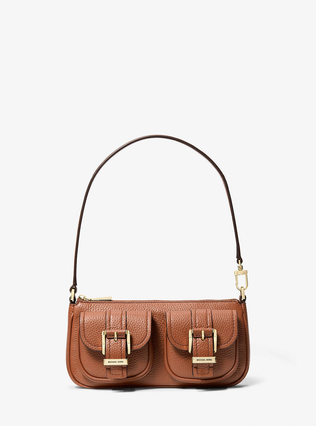 Zoe Small Pebbled Leather Pochette Designer Handbag Fashion Shoulder Bag