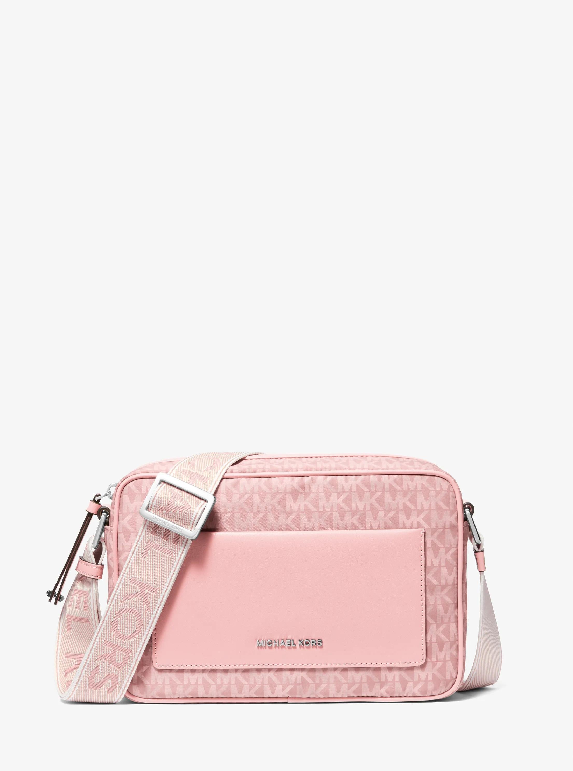 Jet Set Large Signature Logo Print Woven Crossbody Bag Designer Handbag Fashion Shoulder Bag
