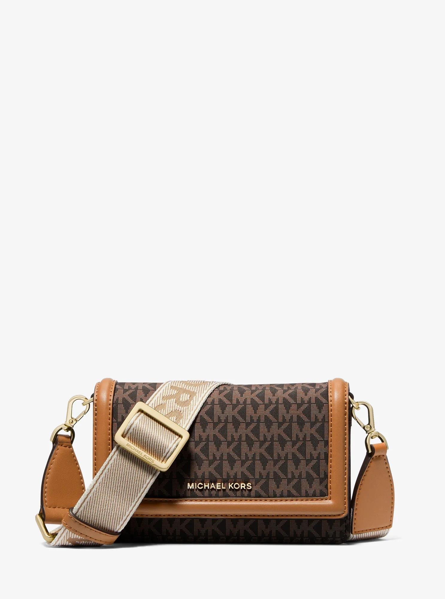 Jet Set Small Logo Print Woven Smartphone Crossbody Bag Designer Handbag Fashion Shoulder Bag