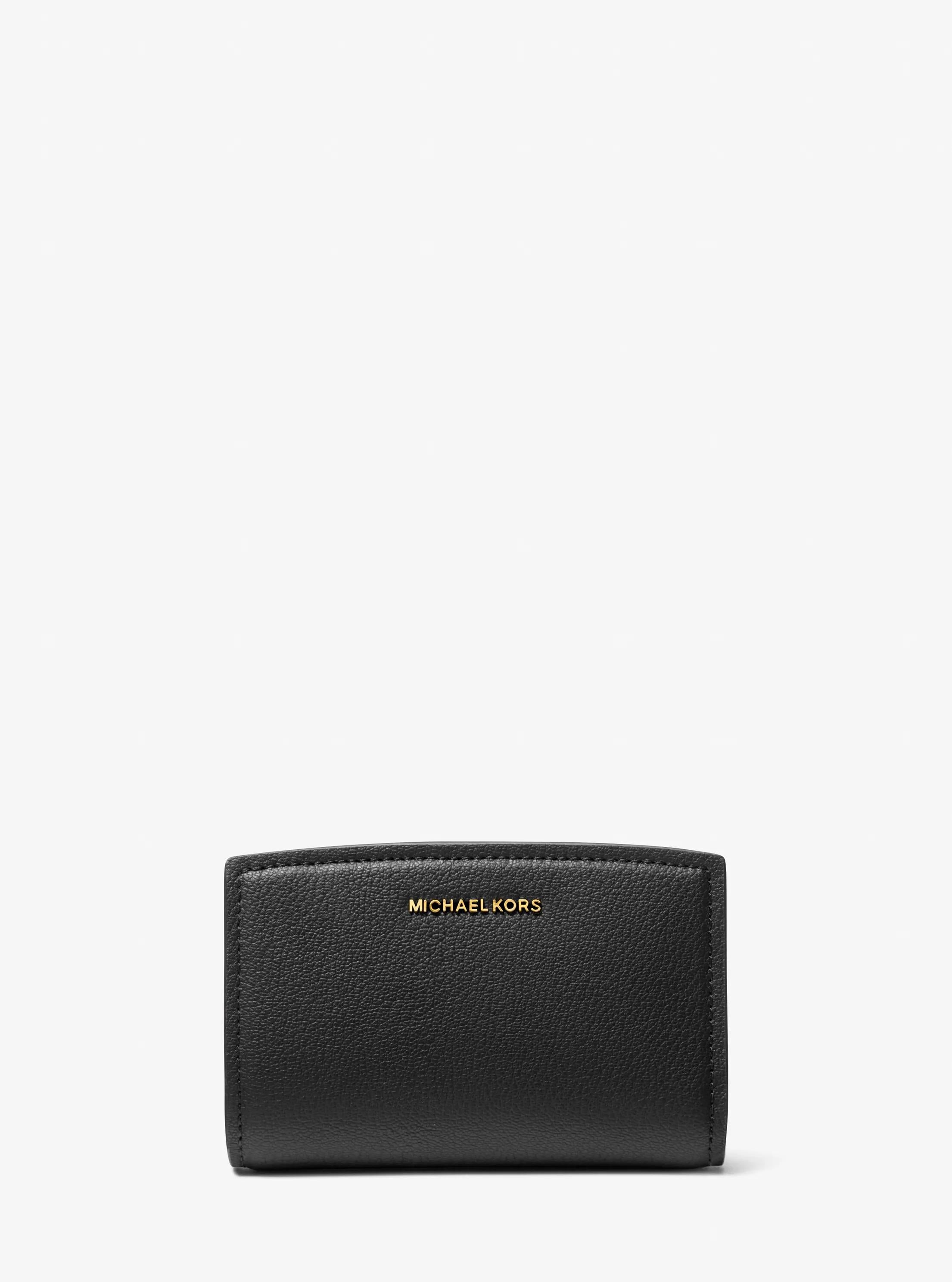 Bryant Medium Pebbled Leather Wallet Designer Wallet Card Holder