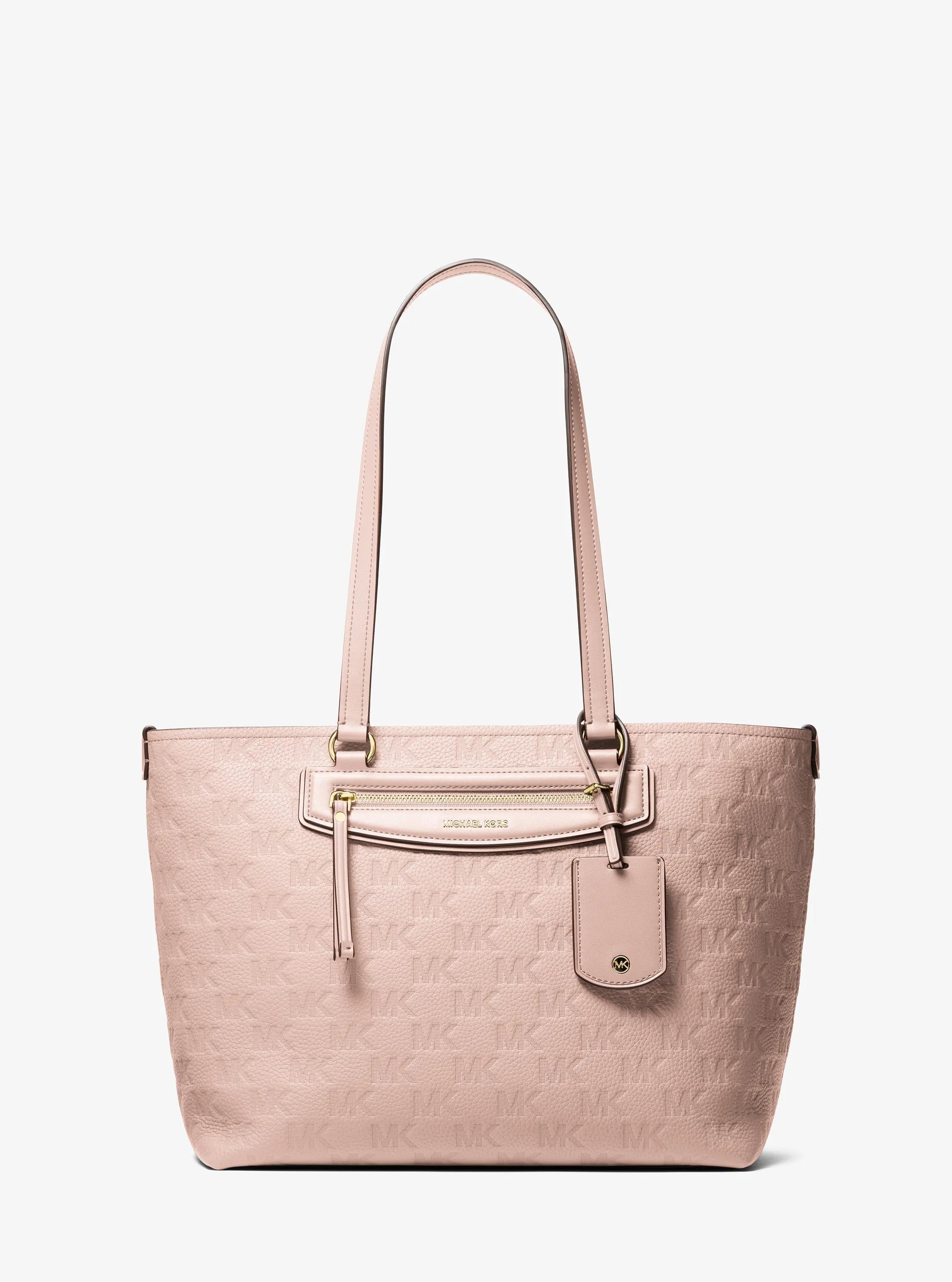 Jet Set Travel Medium Logo Embossed Leather Tote Bag Designer Handbag Fashion Shoulder Bag