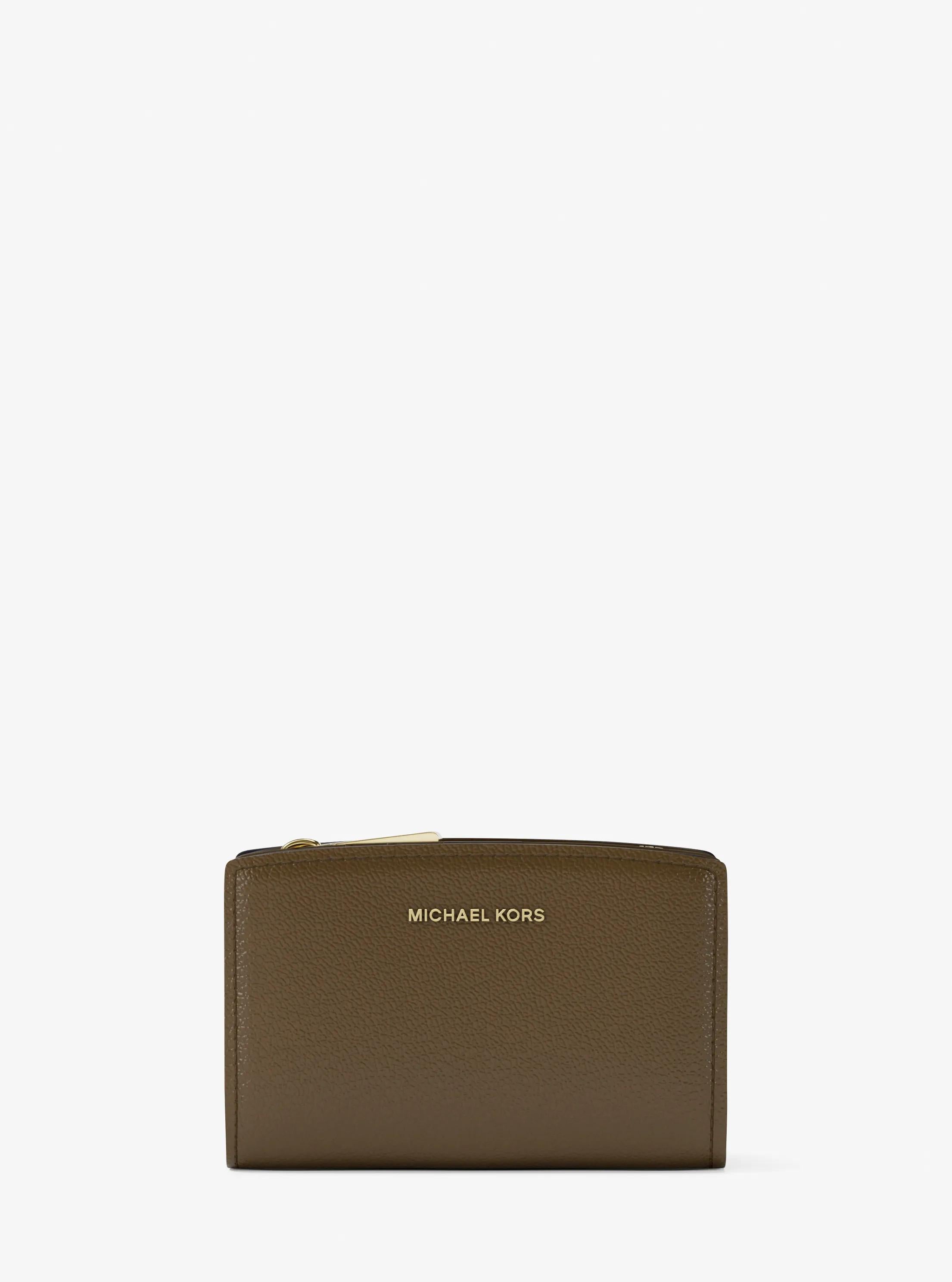 Bryant Medium Pebbled Leather Wallet Designer Wallet Card Holder