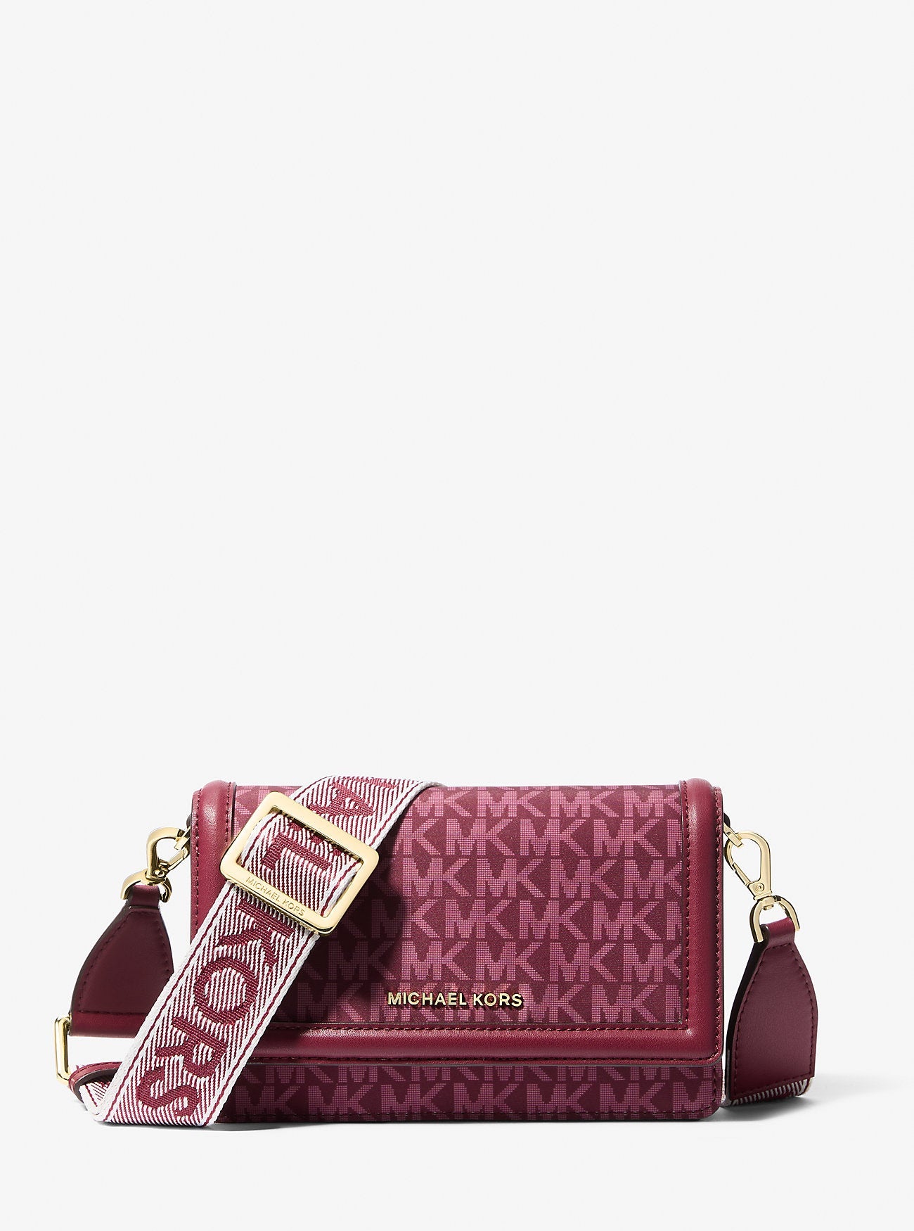Jet Set Small Logo Print Woven Smartphone Crossbody Bag Designer Handbag Fashion Shoulder Bag
