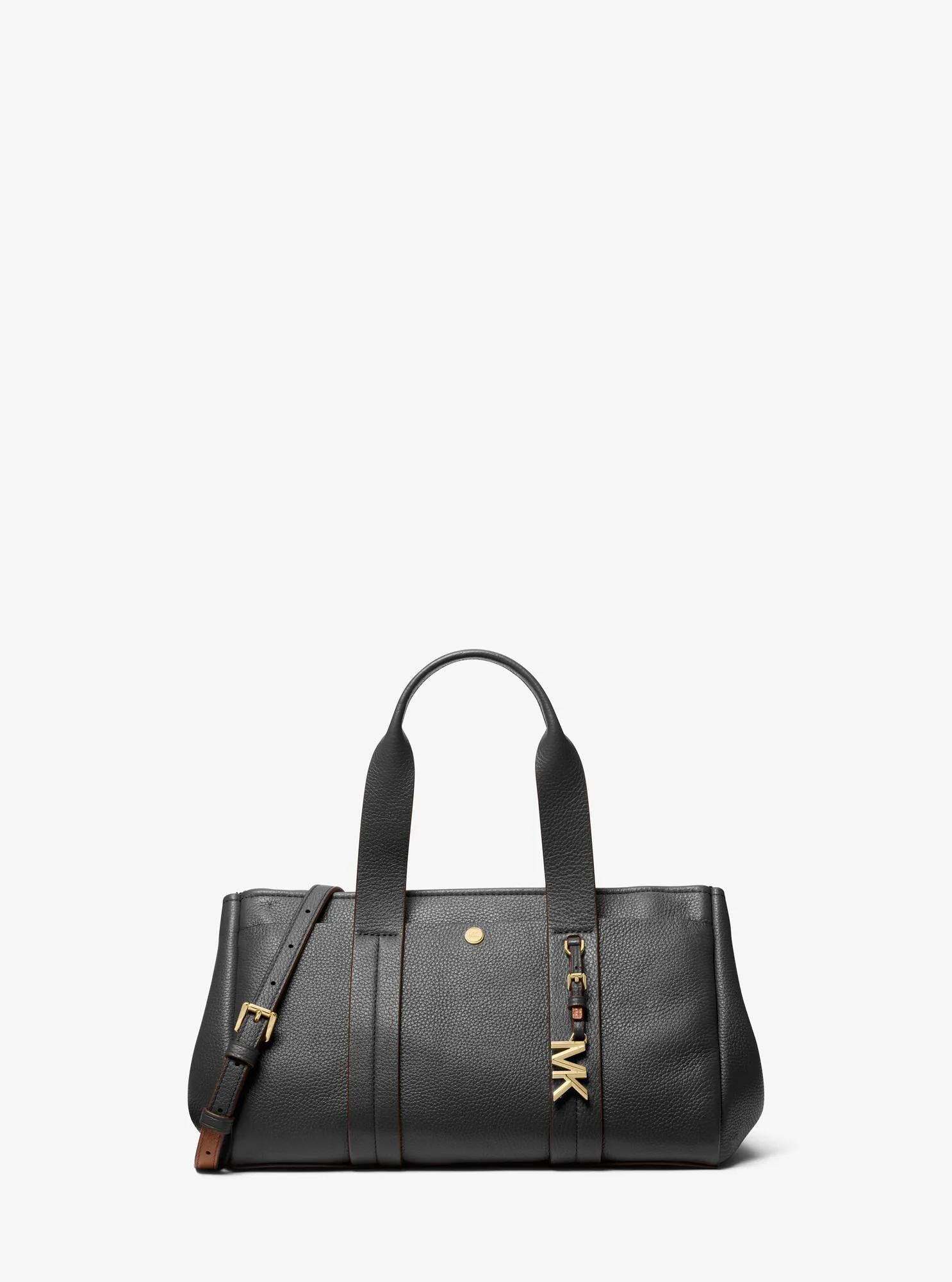 Romee Small Pebbled Leather Satchel Designer Handbag Fashion Shoulder Bag