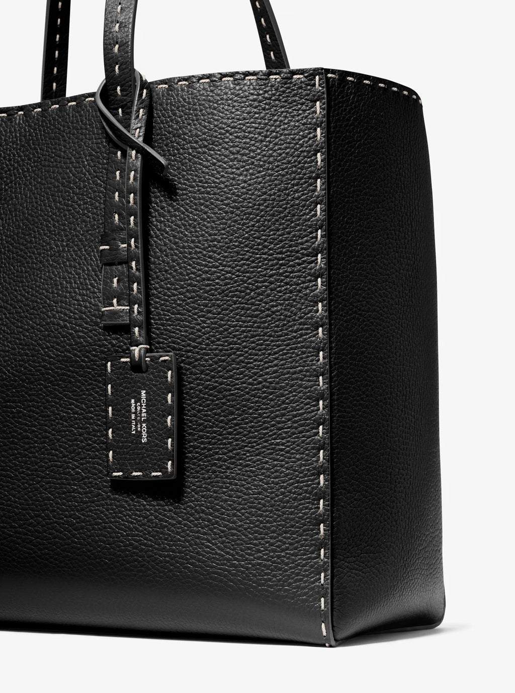 Sharon Hand-Stitched Pebbled Leather Tote Bag Designer Handbag Fashion Shoulder Bag