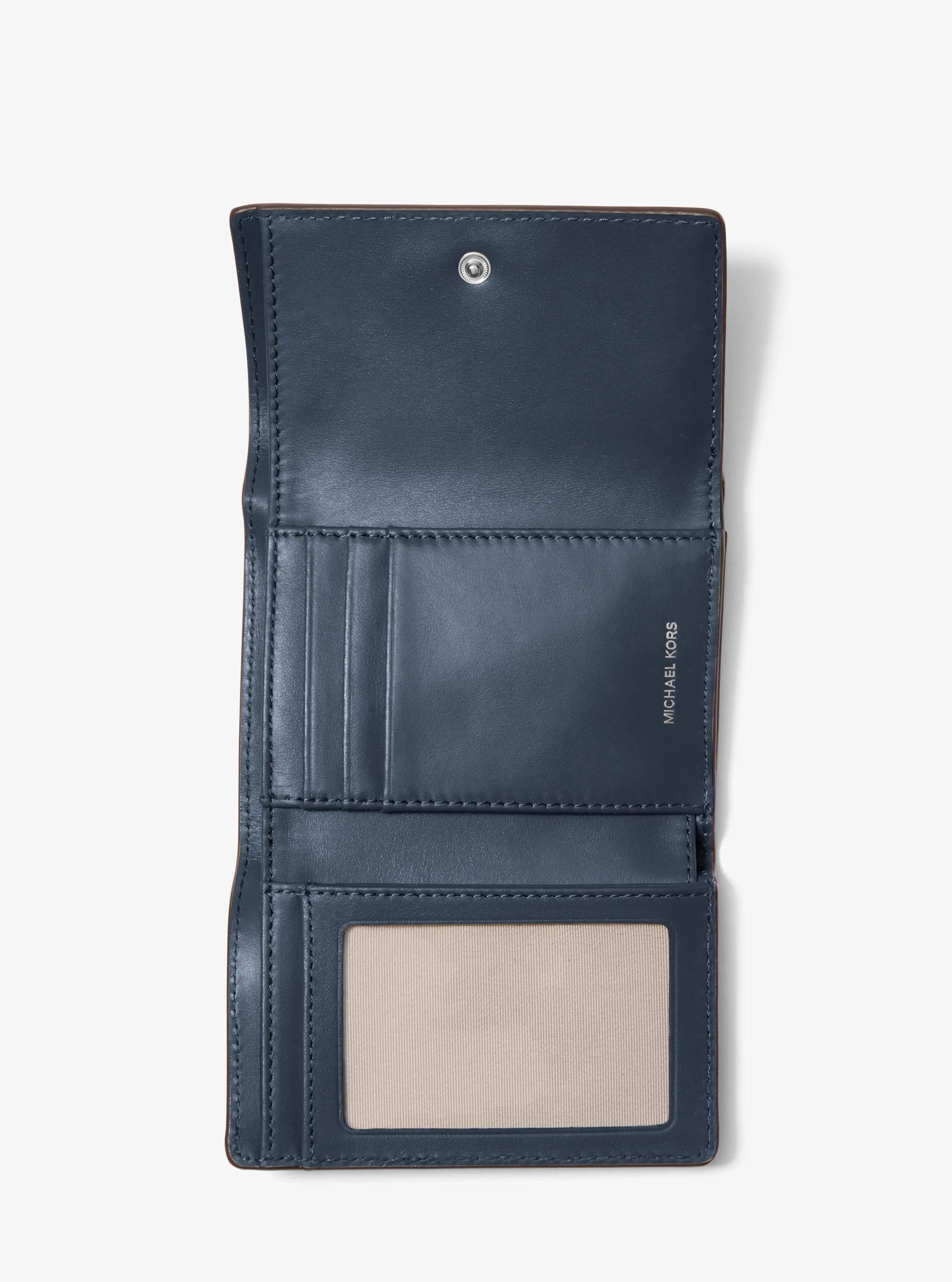 Bryant Medium Pebbled Leather Wallet Designer Wallet Card Holder