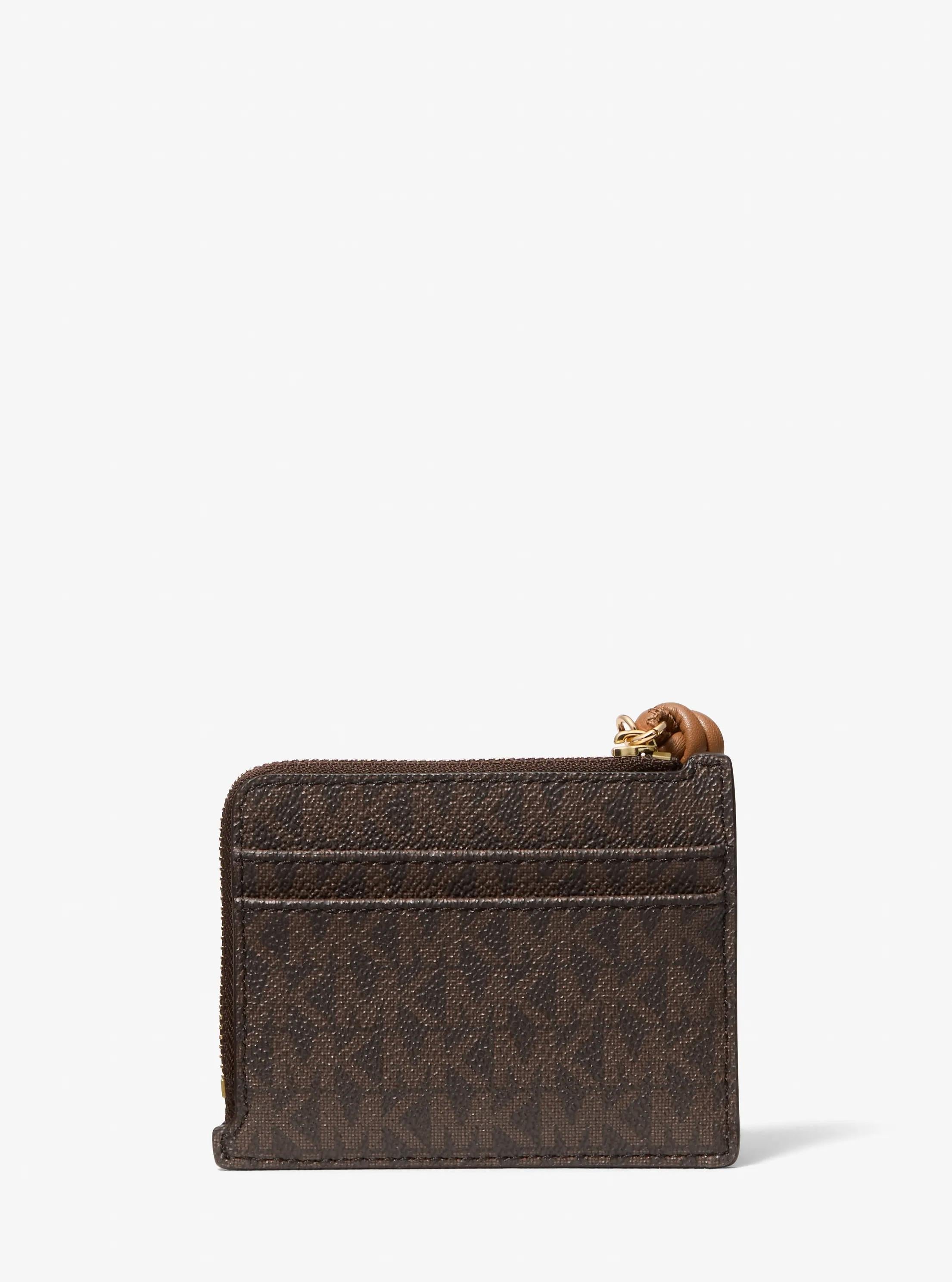 Jet Set Small Signature Logo Card Case Wristlet Designer Handbag Fashion Shoulder Bag