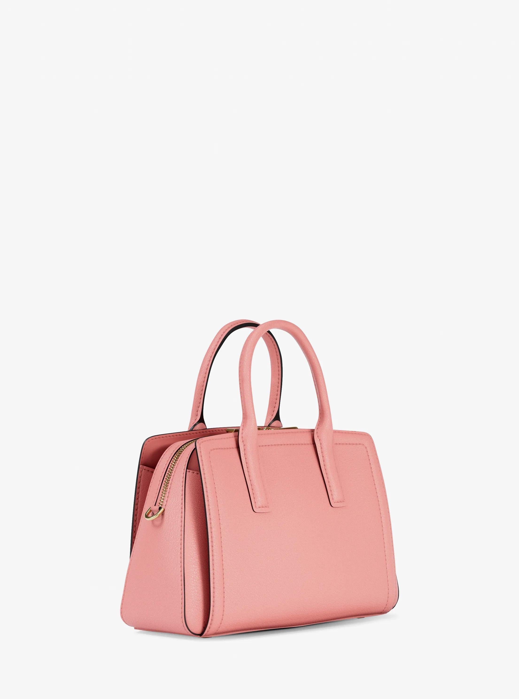 Laila Small Pebbled Leather Satchel Designer Handbag Fashion Shoulder Bag