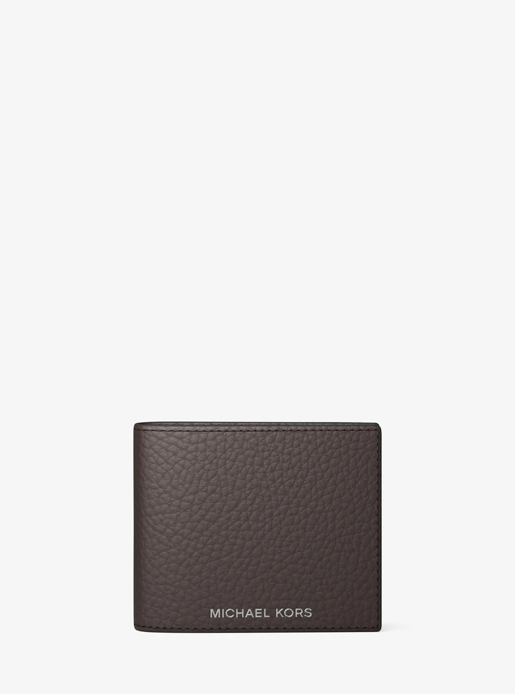 Hudson Pebbled Leather Billfold Wallet Designer Wallet Card Holder