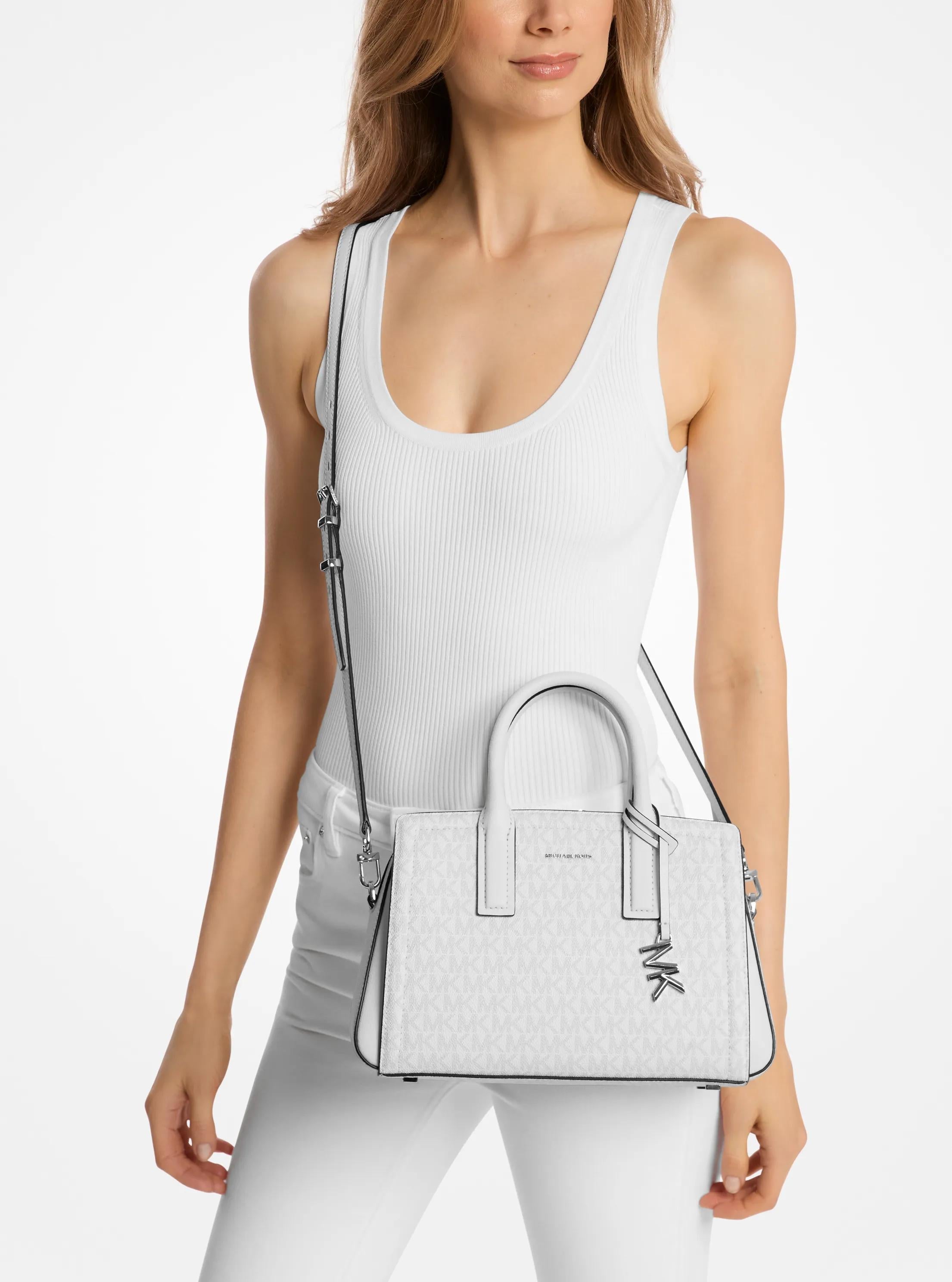 Laila Small Signature Logo Satchel Designer Handbag Fashion Shoulder Bag