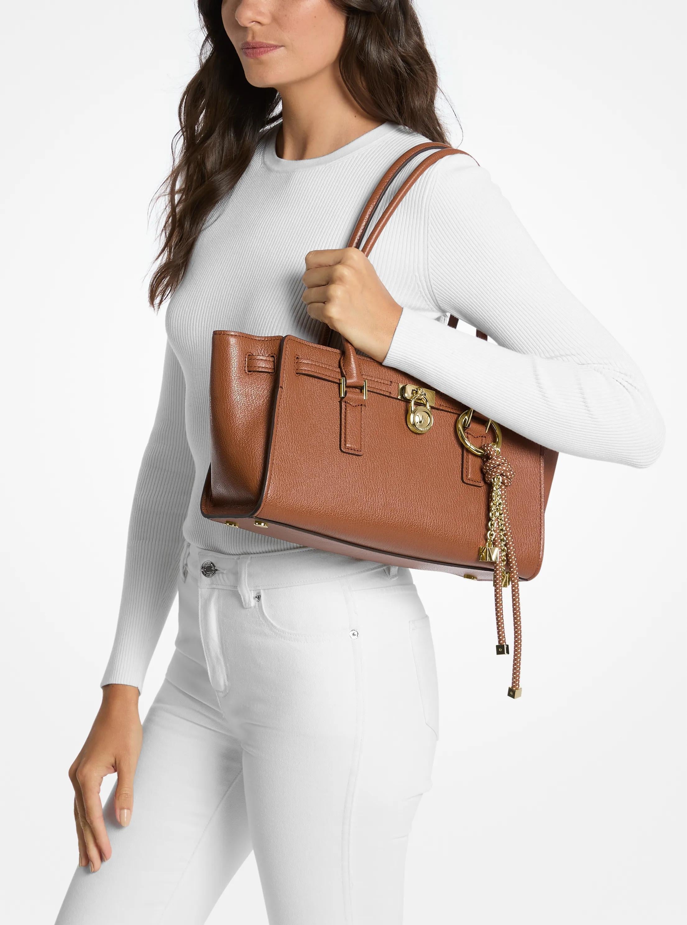 Hamilton Moderne Small Leather Satchel Designer Handbag Fashion Shoulder Bag