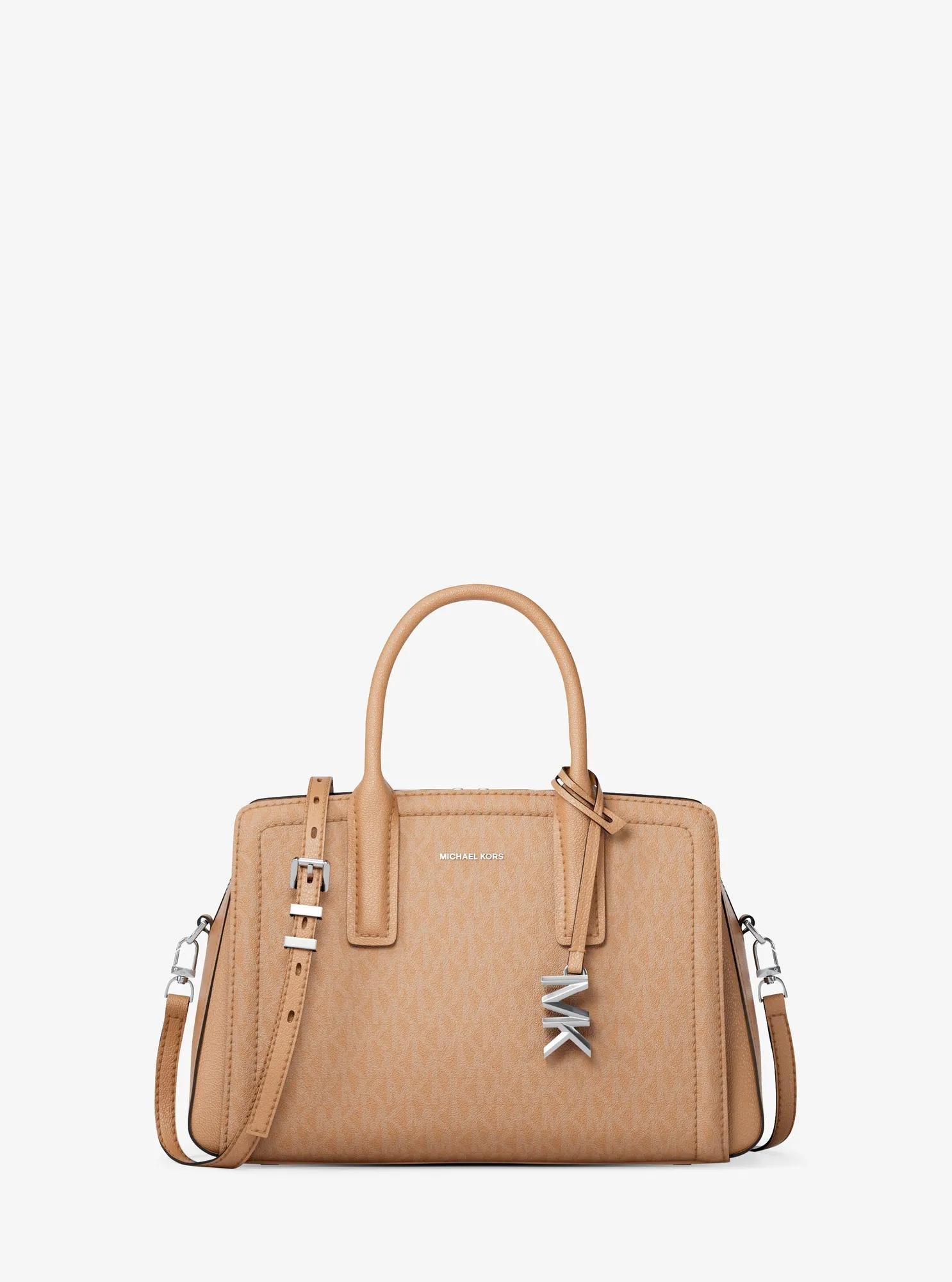Laila Small Signature Logo Satchel Designer Handbag Fashion Shoulder Bag