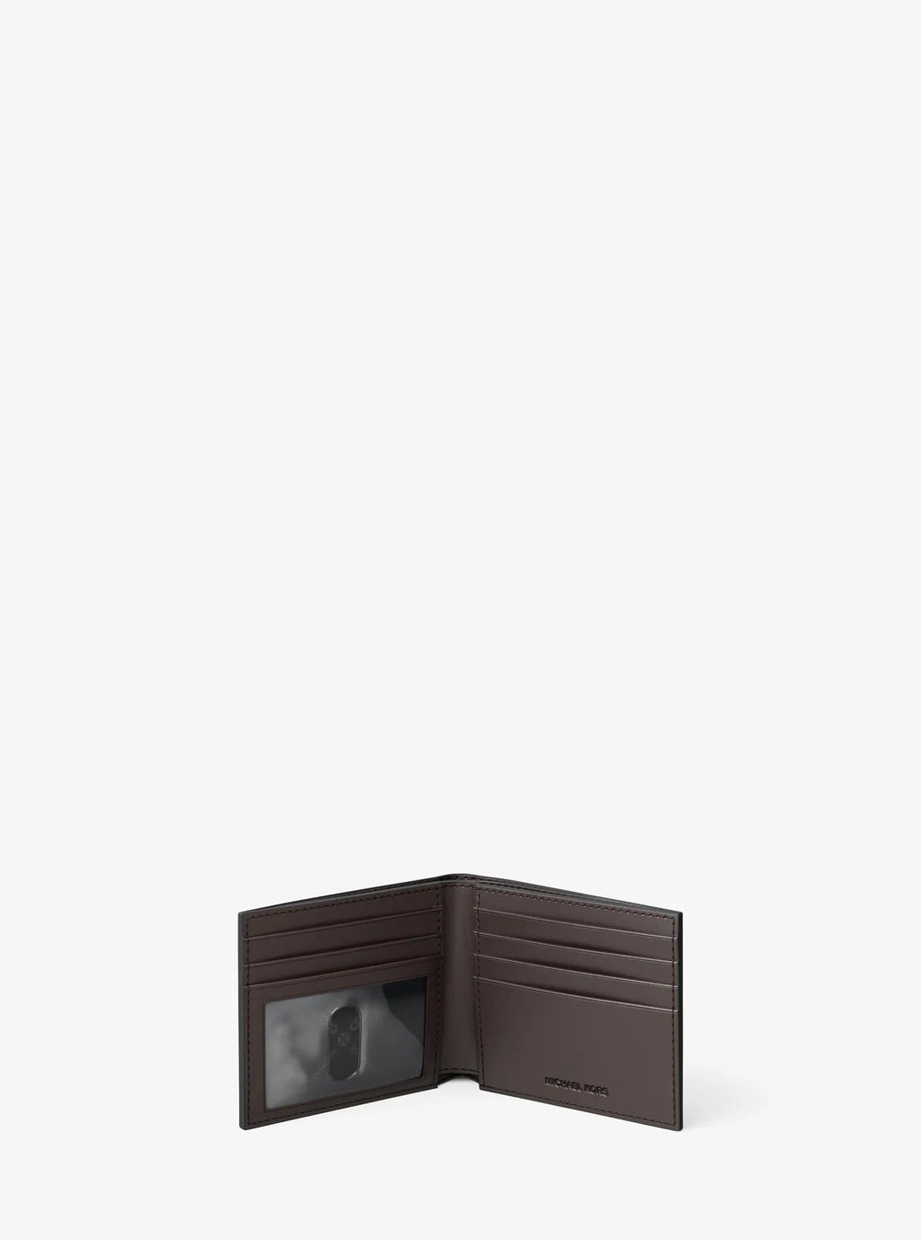 Hudson Pebbled Leather Billfold Wallet Designer Wallet Card Holder