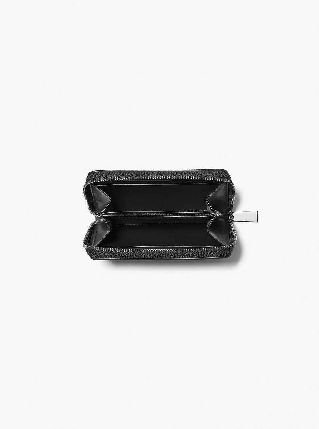 Jet Set Small Studded Pebbled Leather Wallet Designer Wallet Card Holder
