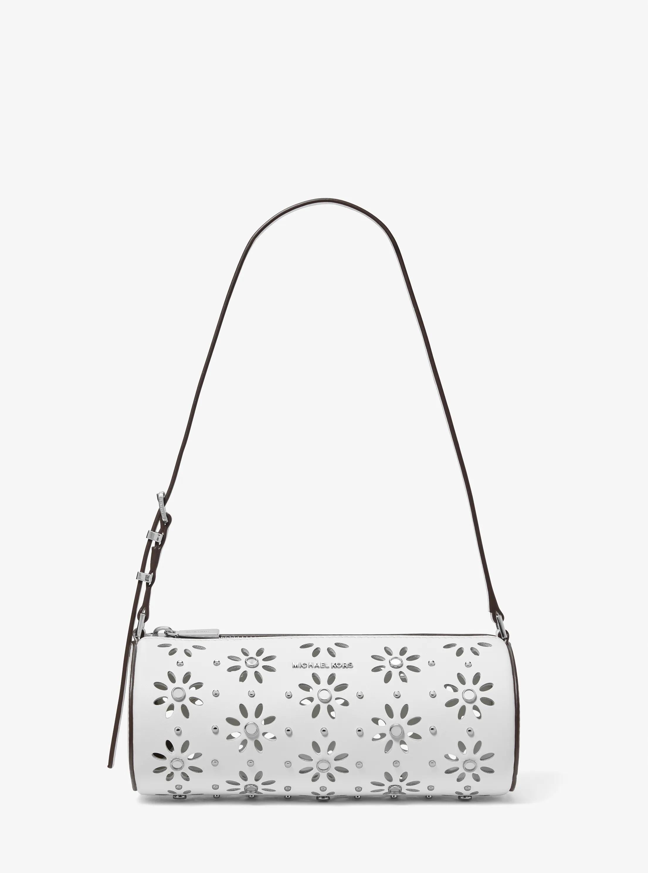 Izzy Small Pebbled Leather Barrel Pochette Designer Handbag Fashion Shoulder Bag