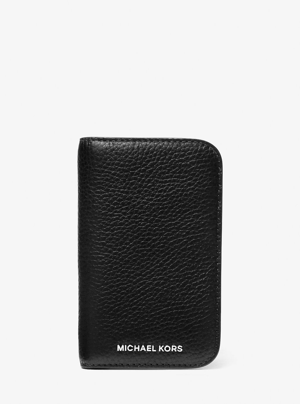 Hudson Pebbled Leather Billfold Wallet Designer Wallet Card Holder