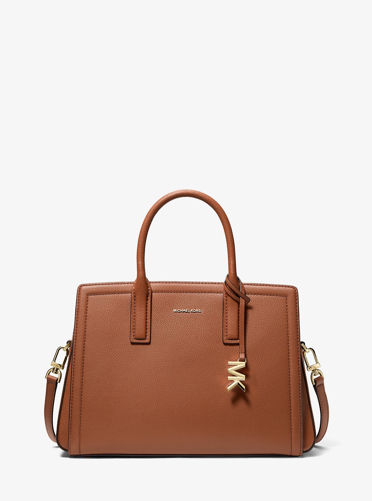 Laila Medium Leather Satchel Designer Handbag Fashion Shoulder Bag
