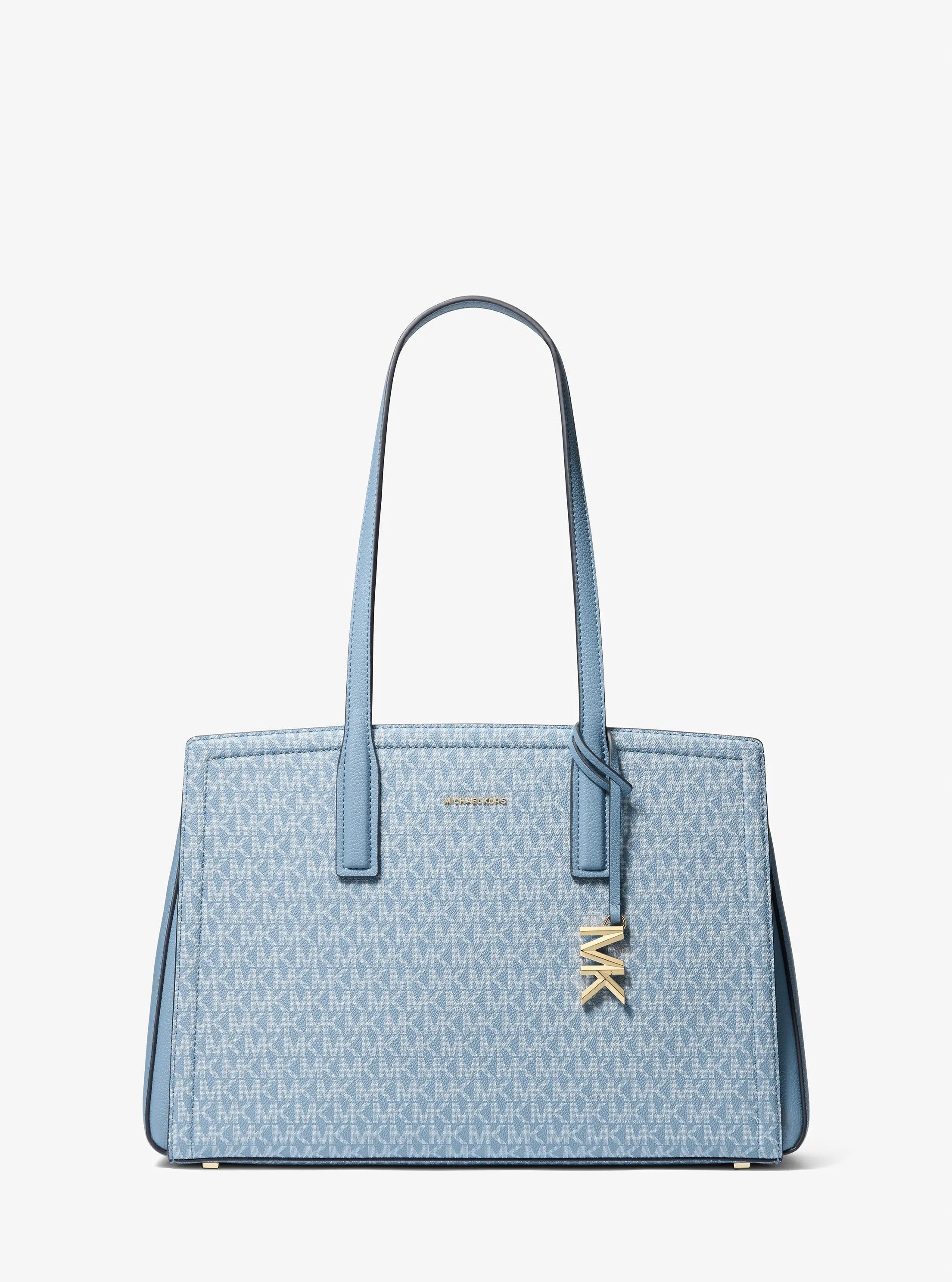 Laila Medium Signature Logo Tote Bag Designer Handbag Fashion Shoulder Bag