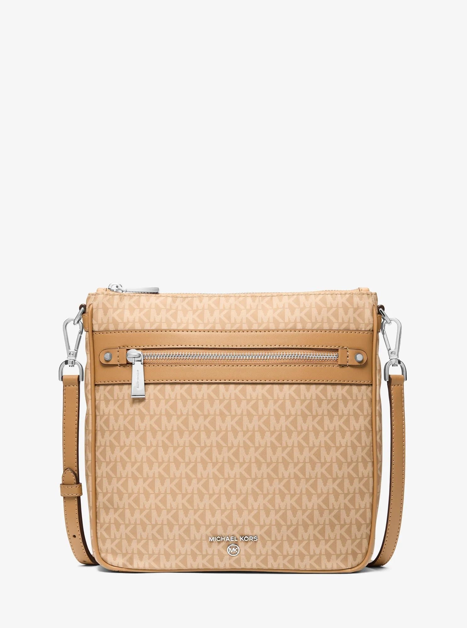 Jet Set Large Logo Print Woven Crossbody Bag Designer Handbag Fashion Shoulder Bag