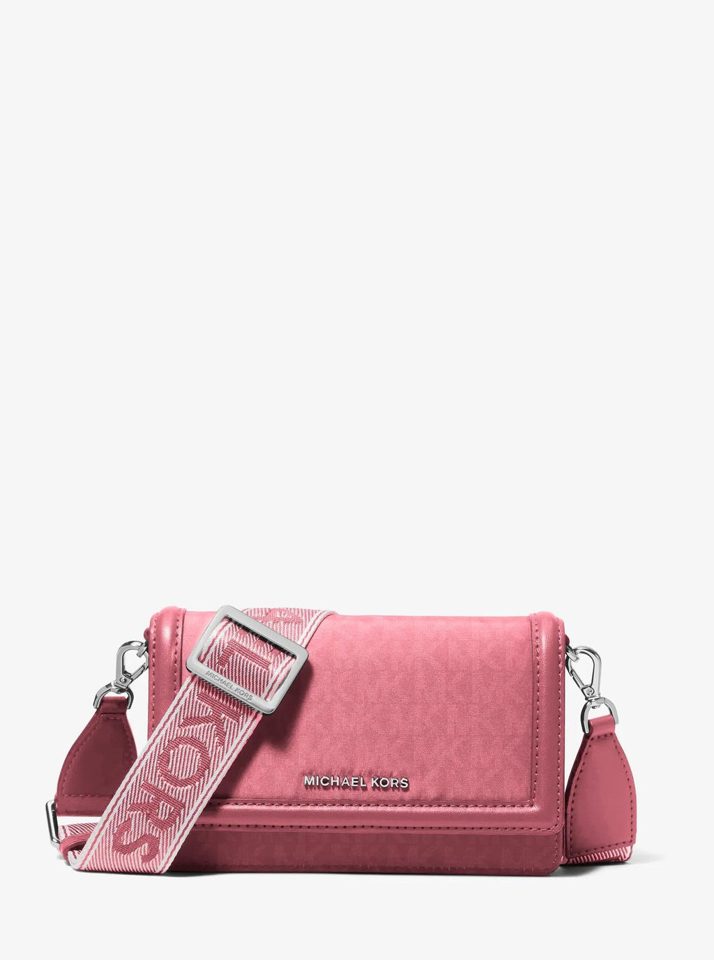 Jet Set Small Signature Logo Print Woven Smartphone Crossbody Bag Designer Handbag Fashion Shoulder Bag