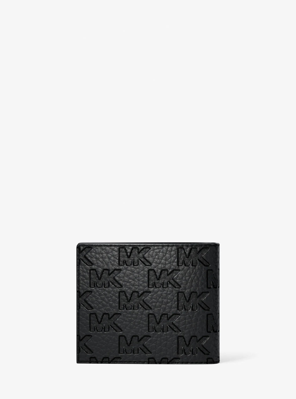 Hudson Logo Embossed Leather Billfold Wallet and Passcase Designer Wallet Card Holder