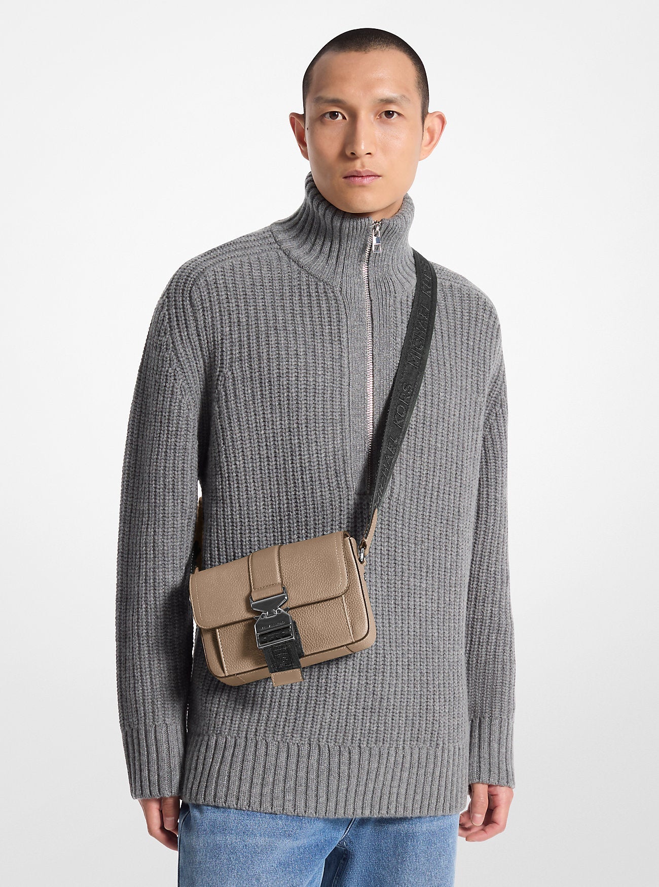Hudson Pebbled Leather Crossbody Bag Designer Handbag Fashion Shoulder Bag