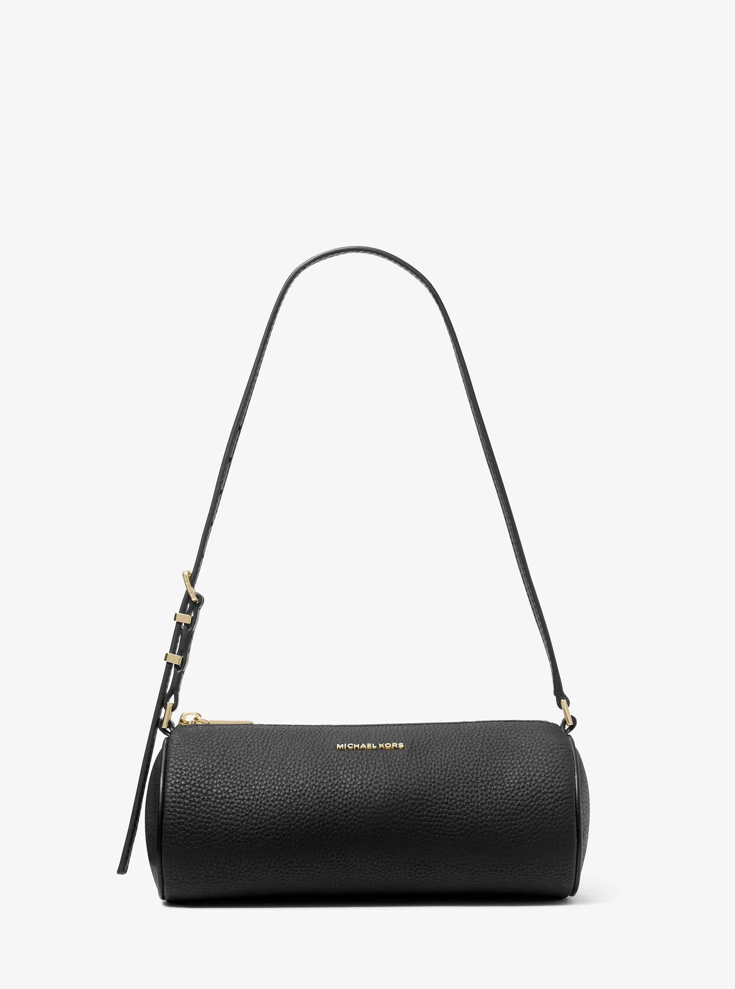 Izzy Small Pebbled Leather Barrel Pochette Designer Handbag Fashion Shoulder Bag